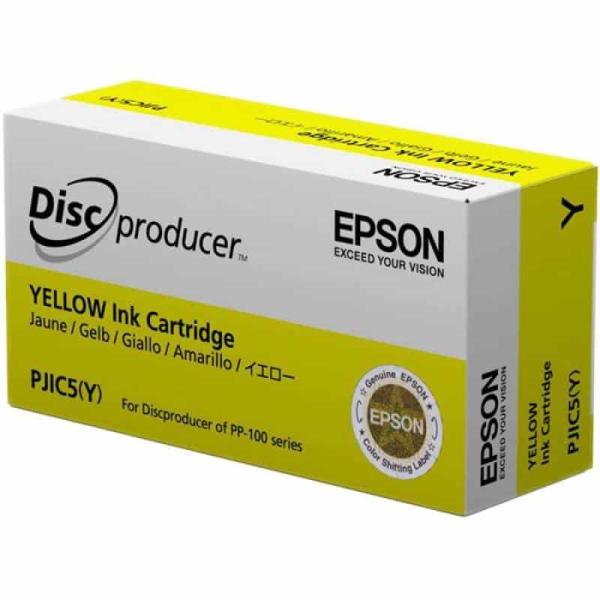 Tinteiro Original Epson PJIC5 Amarelo — Recondicionado