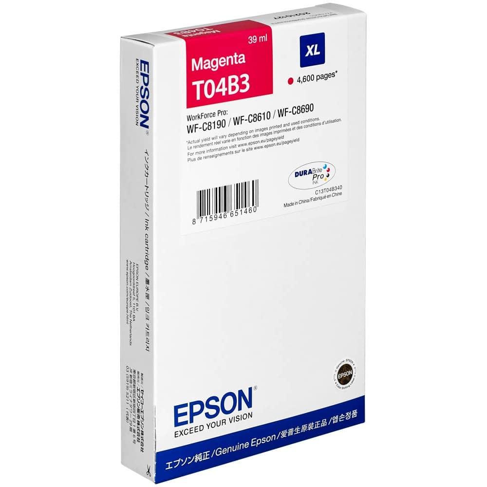 Tinteiro Original Epson T04B3 Magenta — Recondicionado