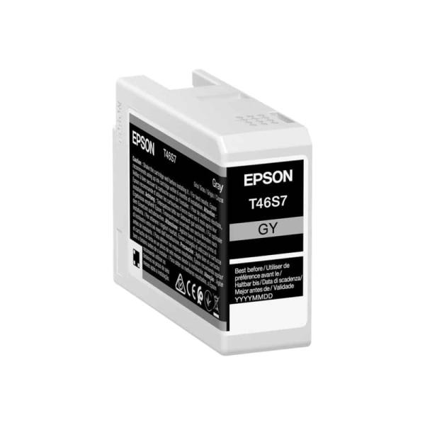 Tinteiro Original Epson T46S7 Cinza — Recondicionado