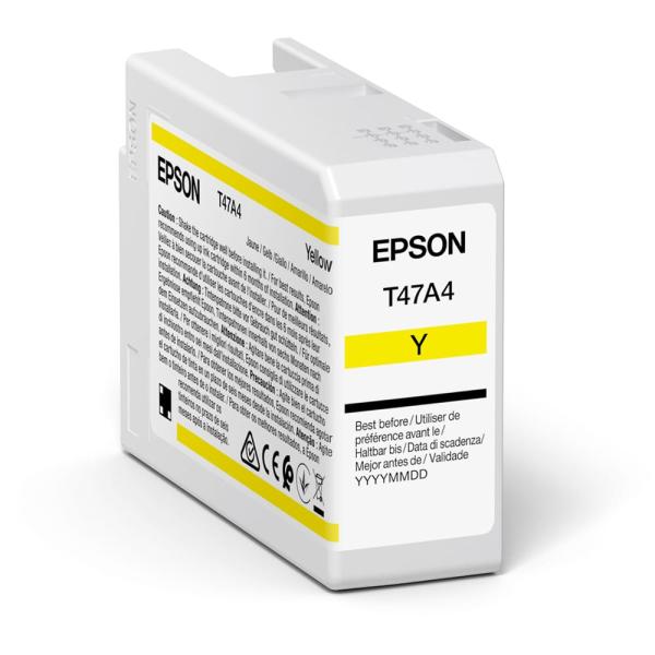 Tinteiro Original Epson T47A4 Amarelo — Recondicionado