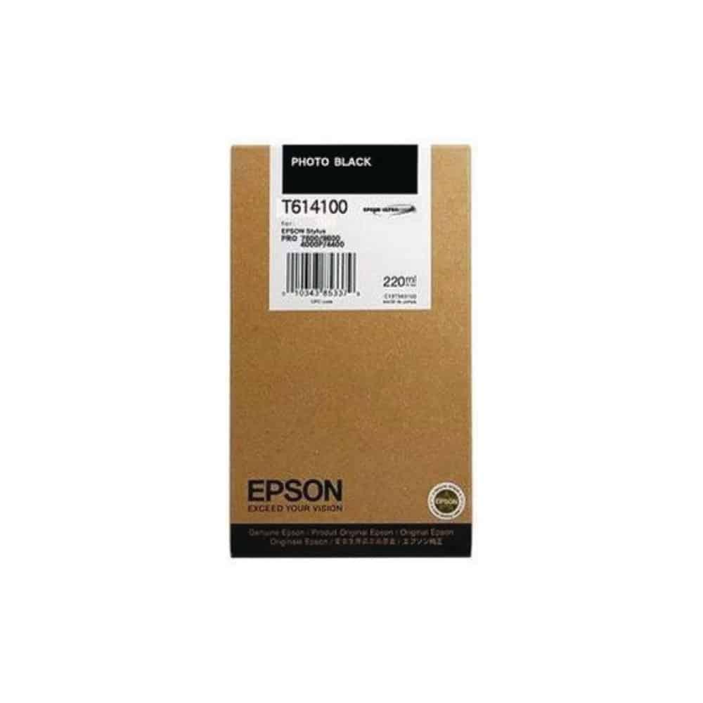 Tinteiro Original Epson T6141 Preto Photo — Recondicionado