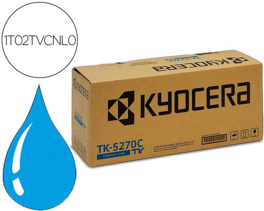Toner TK - 5270C p/ Ecosys M6230 / 6630Cidn (Azul) - KYOCERA — Recondicionado