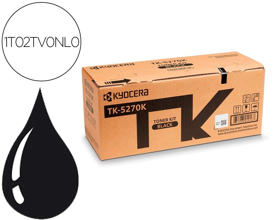 Toner TK - 5270K p/ Ecosys M6230 / 6630Cidn (Preto) - KYOCERA - Recondicionado