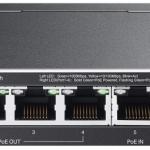 Switch TP - Link 5 Portas Gigabit PoE+ 1 Porta PoE++ 4 Portas PoE+ Out