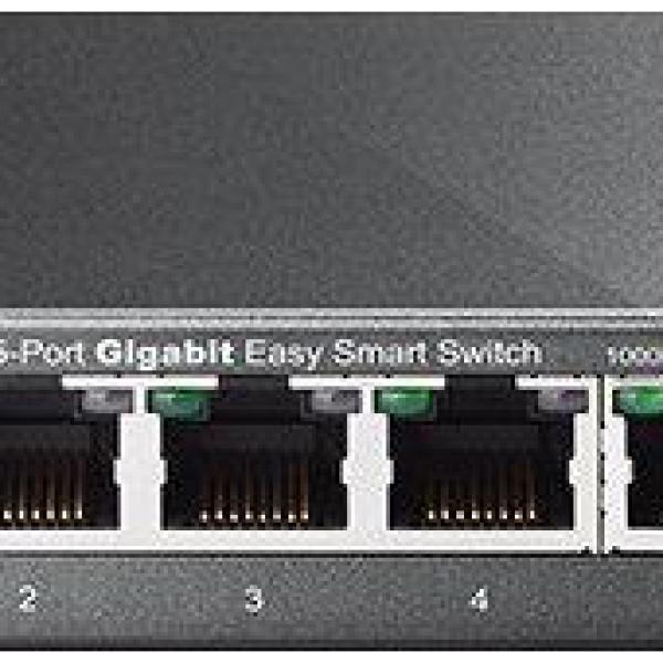 Switch 5 Portas Gigabit Easy Smart - TP - LINK
