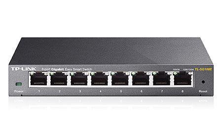 Switch 8 Portas Gigabit Smart - TP - LINK