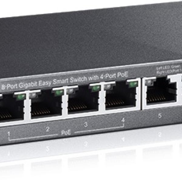 Switch 8 Portas Gigabit 4x PoE 802.3af - TP - LINK