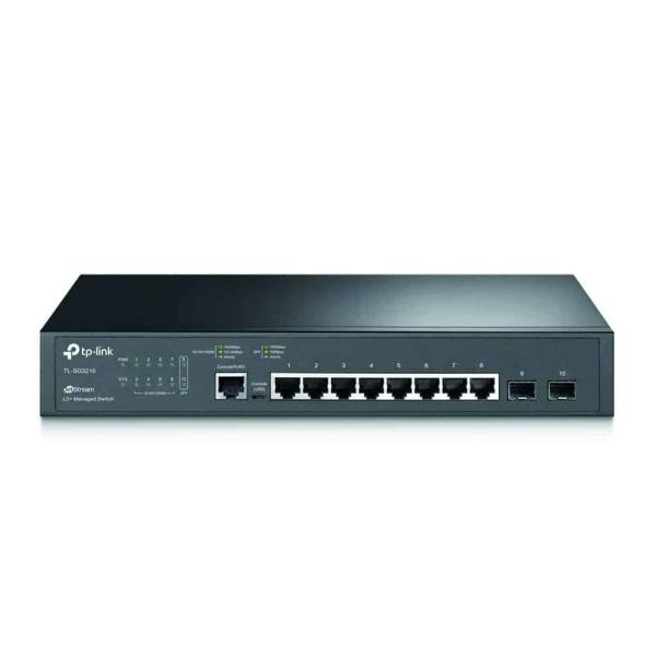 Switch TP - Link Gigabit L2 JetStream 8 Portas com 2 Ranhuras SFP
