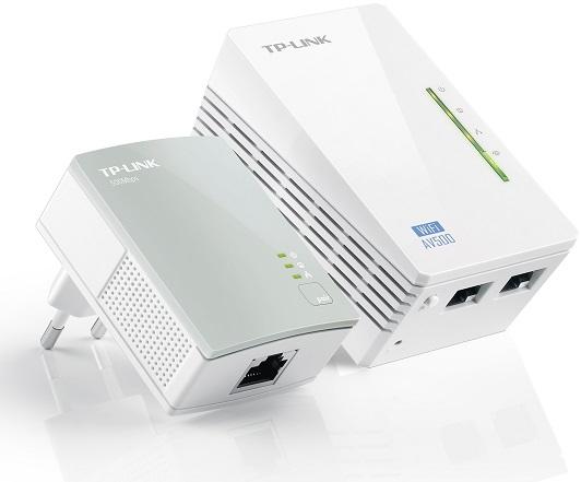 Power Lines 500Mbps c/ Access Point Wireless N 500Mbps - TP - LINK