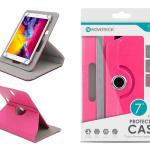 Capa Protetora Universal Cor da Rosa para Tablet de 7'' - N-001 - Confortável, Resistente a Quedas e com Suporte Ajustável