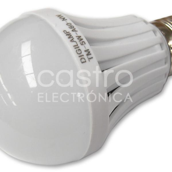 Lampada LED Emergência E27 A60 220V 5W Branco Q. 3000K 300Lm