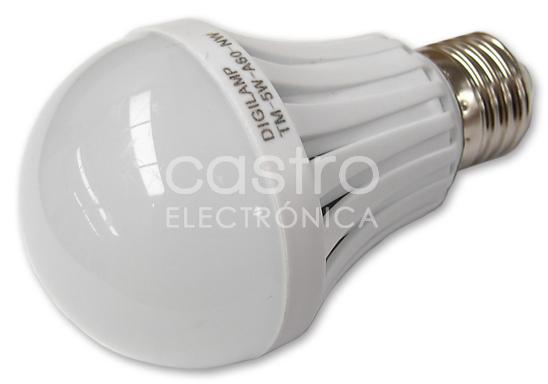 Lampada LED Emergência E27 A60 220V 5W Branco Q. 3000K 300Lm