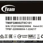 SSD M.2 2280 NV5000 2TB TLC NAND NVMe PCIe Gen 4.0x4 - TEAMGROUP