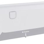 Barreira de Cama 140cm p/ Cama (Branco/Cinza) - TULANO