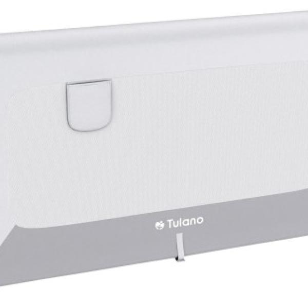 Barreira de Cama 140cm p/ Cama (Branco/Cinza) - TULANO