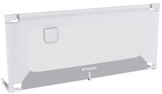 Barreira de Cama 160cm p/ Cama (Branco/Cinza) - TULANO