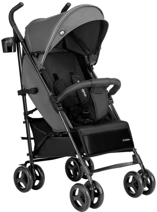 Carrinho de Bebê Davos 35 (Cinza/Preto) - TULANO