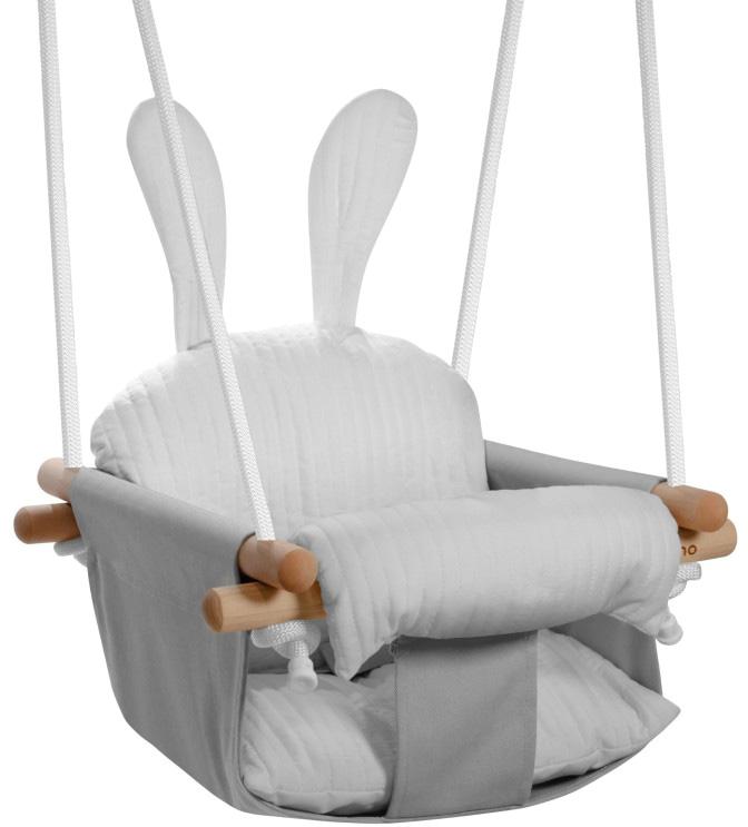 Baloiço Infantil Hop 33 (Cinza) - TULANO