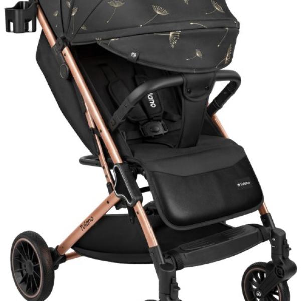 Carrinho de Bebê Lagos 35 (Preto/Dourado) - TULANO