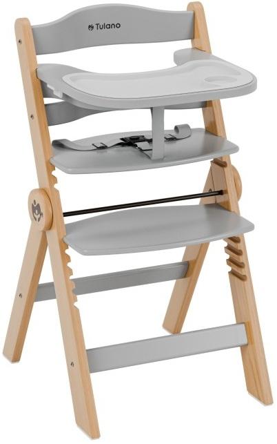 Cadeira de Bebé 4 - EM - 1 Morsel 45 Natural - Grey Wooden (Madeira/Cinza) - TULANO