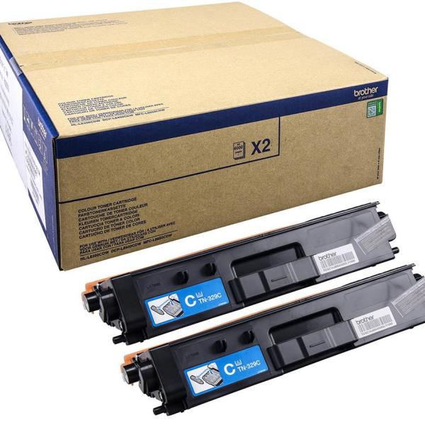 Toner TN - 329 Ciano 2 Unidades (12000 páginas) - BROTHER