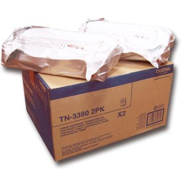 Toner BROTHER TN - 3380 Twin 2xPreto AltaCapacidade 8000pag x2 — Recondicionado