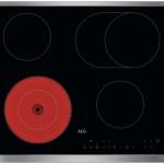 Placa Vitrocerâmica Série 3000 Radiant TN64RA06XB 4 Zonas 7000W (Preto) - AEG