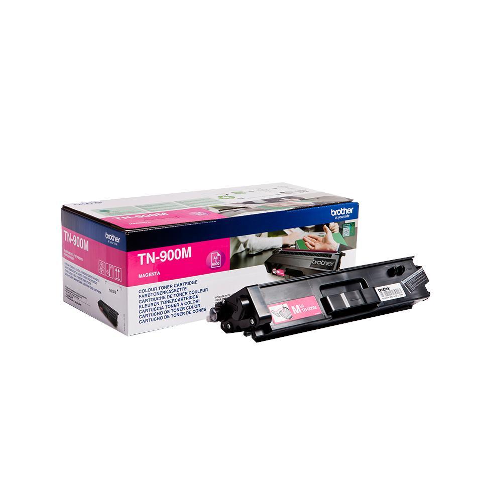 Toner BROTHER Magenta MegaCapacidade 6000pag TN900M
