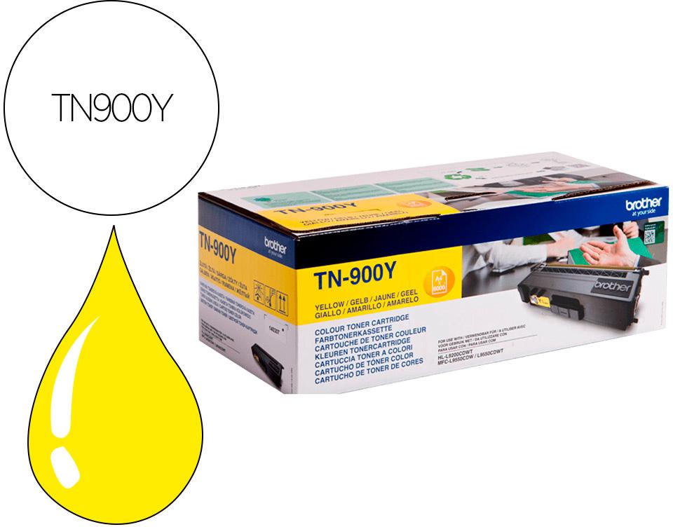 Toner Original Brother TN900 Amarelo