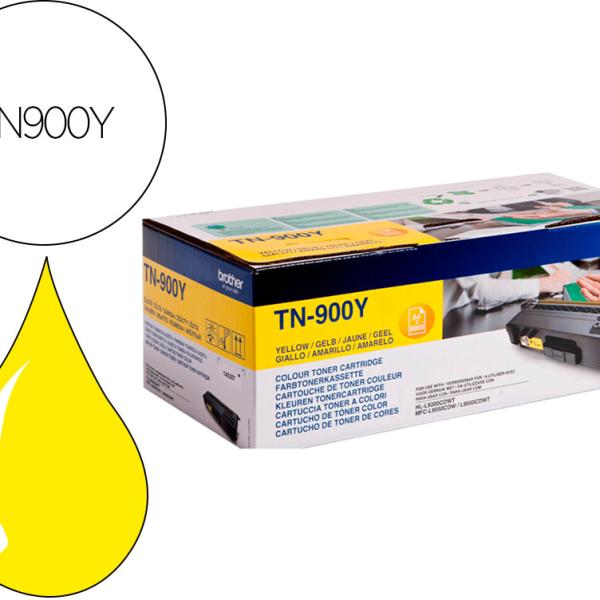 Toner Original Brother TN900 Amarelo
