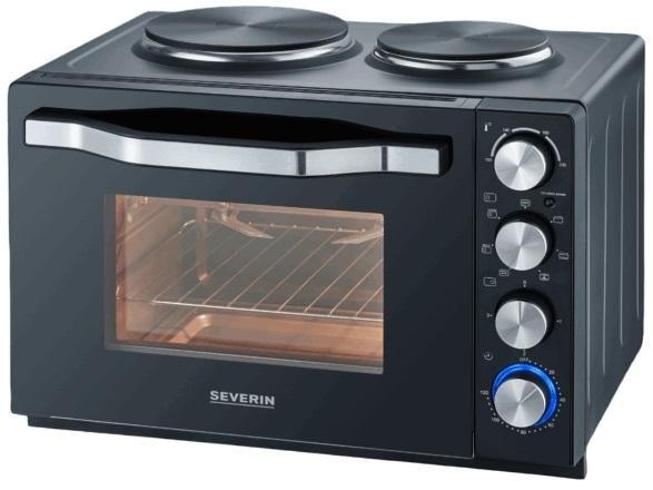 Mini Forno TO 2074 30L 2500W c/ 2 Placas Elétricas (Preto) - SEVERIN