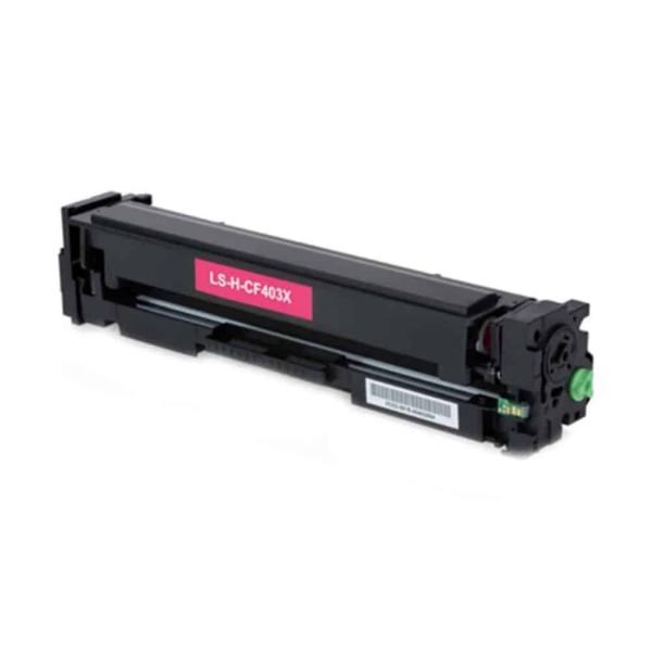 Toner Compativel HP CF403X CF403A CF543X CF543A Substitui 201X/201A/203X/203A Magenta — Recondicionado