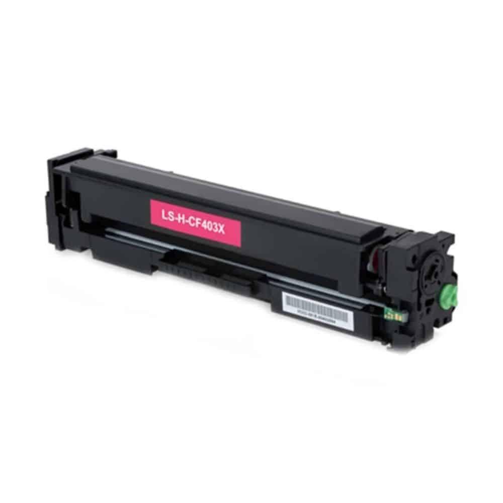 Toner Compativel HP CF403X CF403A CF543X CF543A Substitui 201X/201A/203X/203A Magenta — Recondicionado