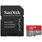 Micro SD SanDisk Ultra 128GB microSD XC com Adaptador Classe 10 140MB/s — Recondicionado