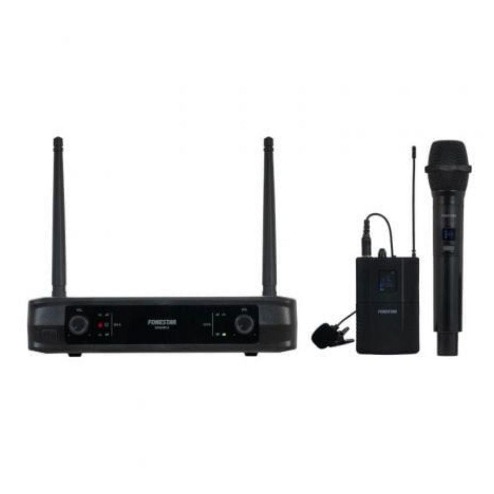 Microfones sem fios UHF Fonestar — Recondicionado