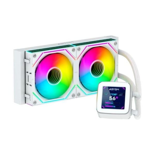 Kit de refrigeração líquida Abysm Oceanic LCD 240 ARGB — Recondicionado