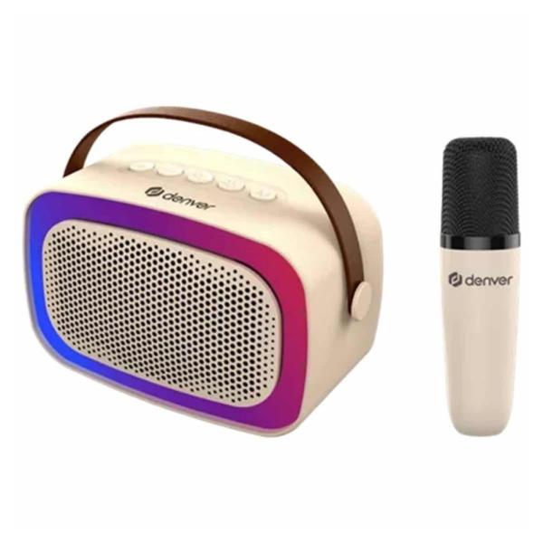 Altifalante Bluetooth Denver btm - 610 - 100w - microfone (Recondicionado)
