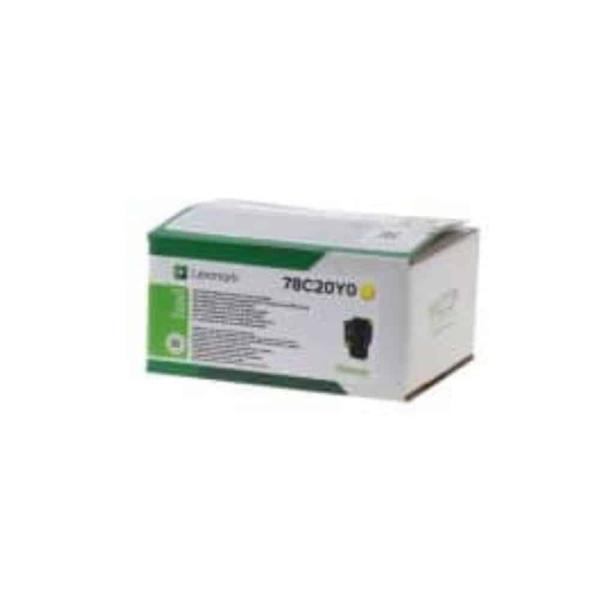 Toner Original Lexmark 78C20Y0 Amarelo — Recondicionado