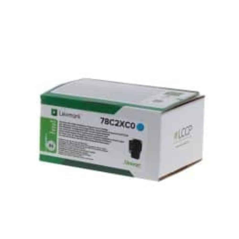 Toner Original Lexmark 78C2XC0 Azul — Recondicionado