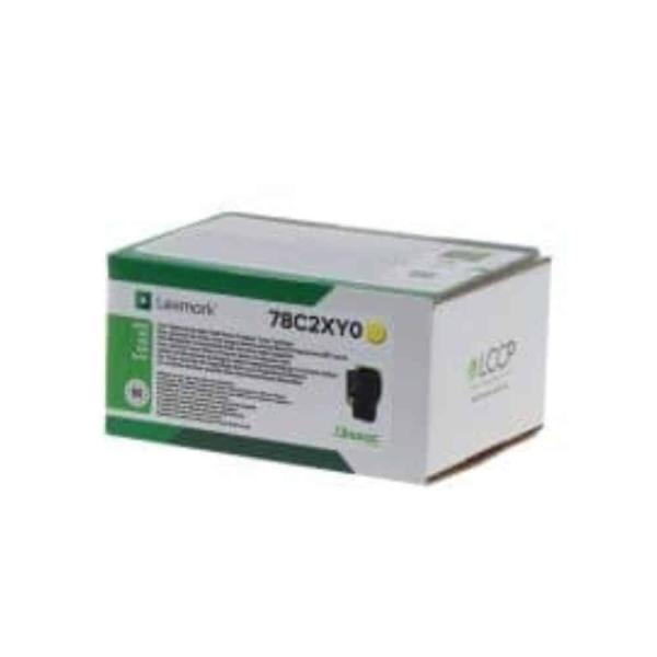 Toner Original Lexmark 78C2XY0 Amarelo — Recondicionado