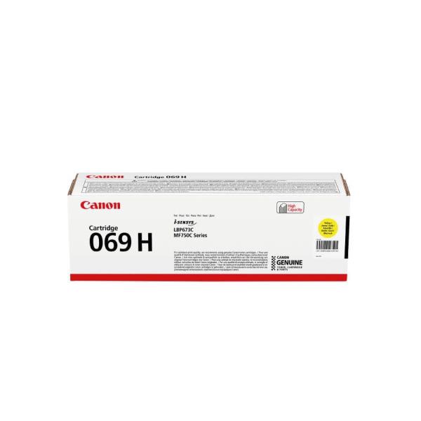 Toner Original Canon 069H Amarelo — Recondicionado