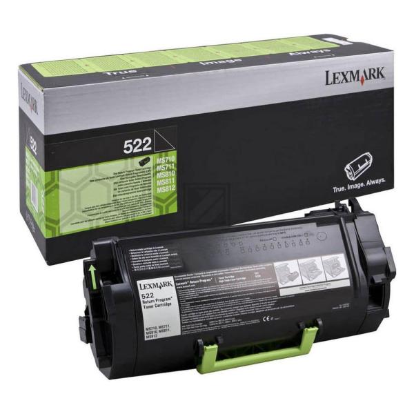 Toner Original Lexmark 522 Preto — Recondicionado