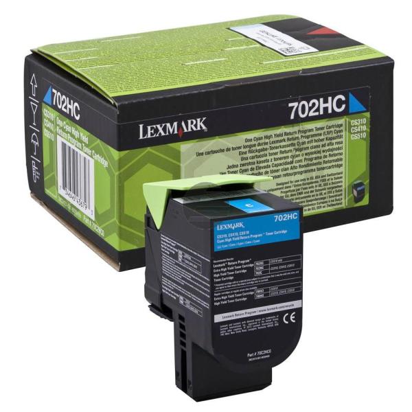 Toner Original Lexmark 702 Azul (Recondicionado)