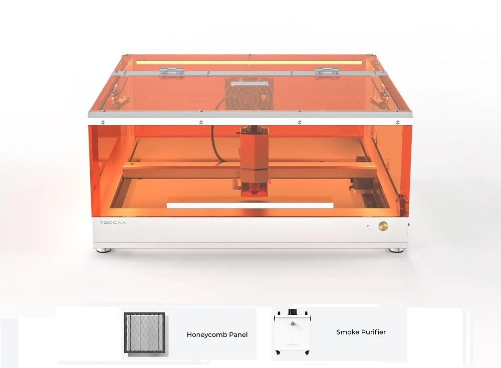 Máquina de Corte e Gravação a Laser L2 20W c/ Painel Favo de Mel e Magic Box (415 x 395 mm) - TOOCAA