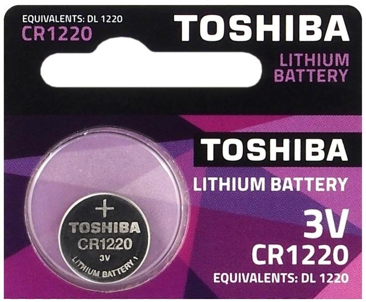 Pilha Lithium CR1220 3V - TOSHIBA