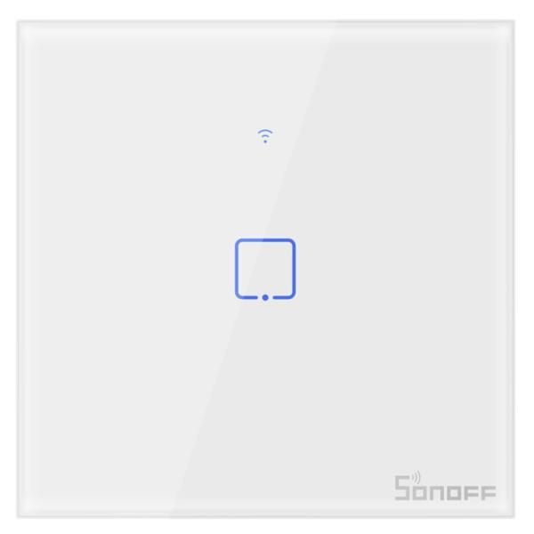 Interruptor de Parede Simples Táctil Inteligente Wi - Fi - Sonoff T0EU1C - TX