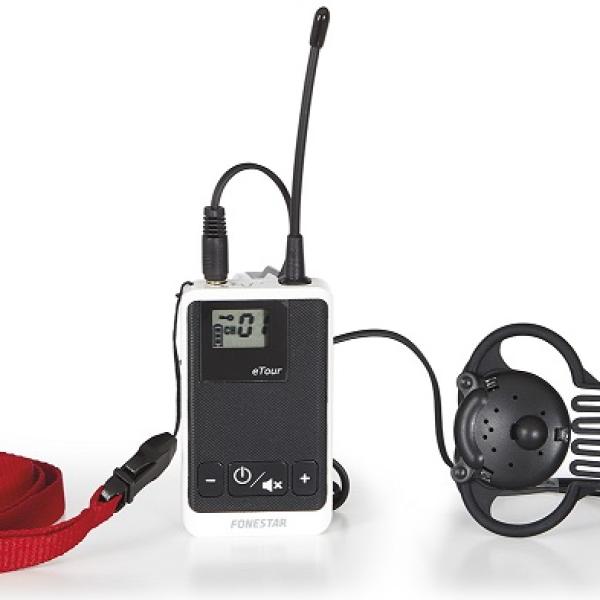 Intercomunicador s/ Fios Bi - Direccional Especial Guia Turistico - FONESTAR