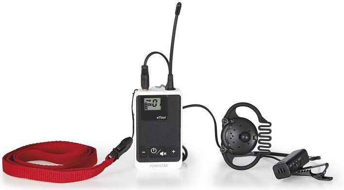 Intercomunicador s/ Fios Bi - Direccional Especial Guia Turistico - FONESTAR