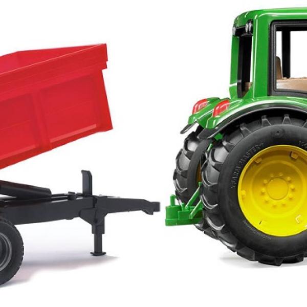 John Deere 6920 com reboque basculante