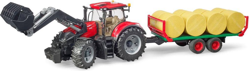 Trator Case IH Optum 300 CVX c/ Carregador Frontal - BRUDER
